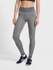 Damskie legginsy bezszwowe z wysokim stanem Hummel Mt Shine