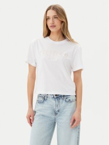Guess T-Shirt V5GI09 K9RM1 Biały Regular Fit