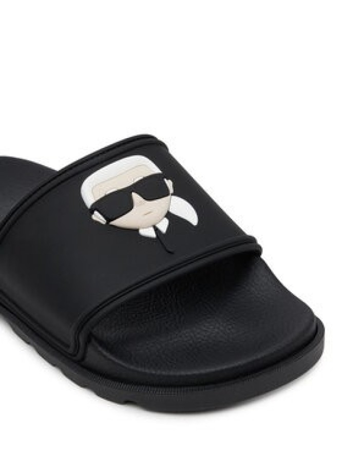 KARL LAGERFELD Klapki Kondo Tred KL80970N Czarny