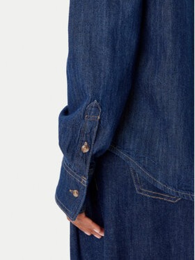 Guess Jeans Koszula jeansowa W5YH37 D5M8D Granatowy Regular Fit