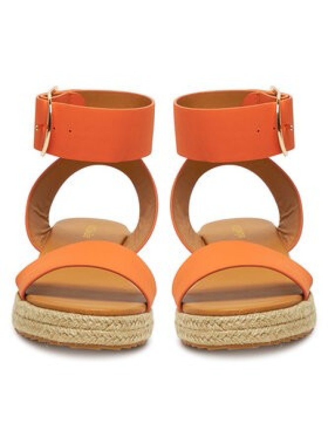 DeeZee Espadryle QS276-1 Pomarańczowy
