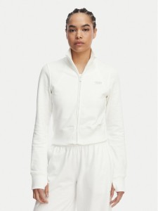Tommy Jeans Bluza Metallic Logo DW0DW22580 Biały Slim Fit