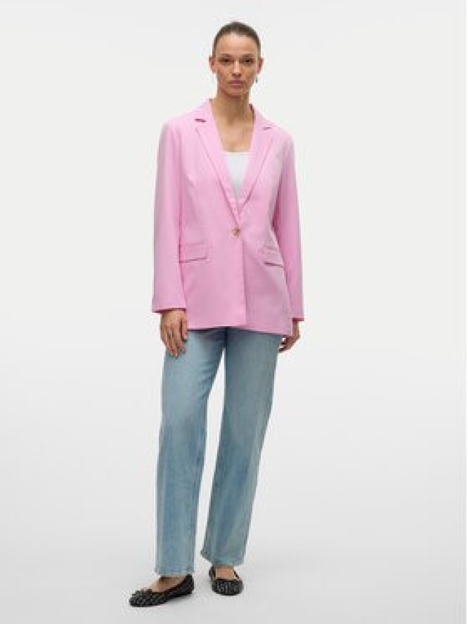 Vero Moda Marynarka Nila 10320915 Różowy Slim Fit