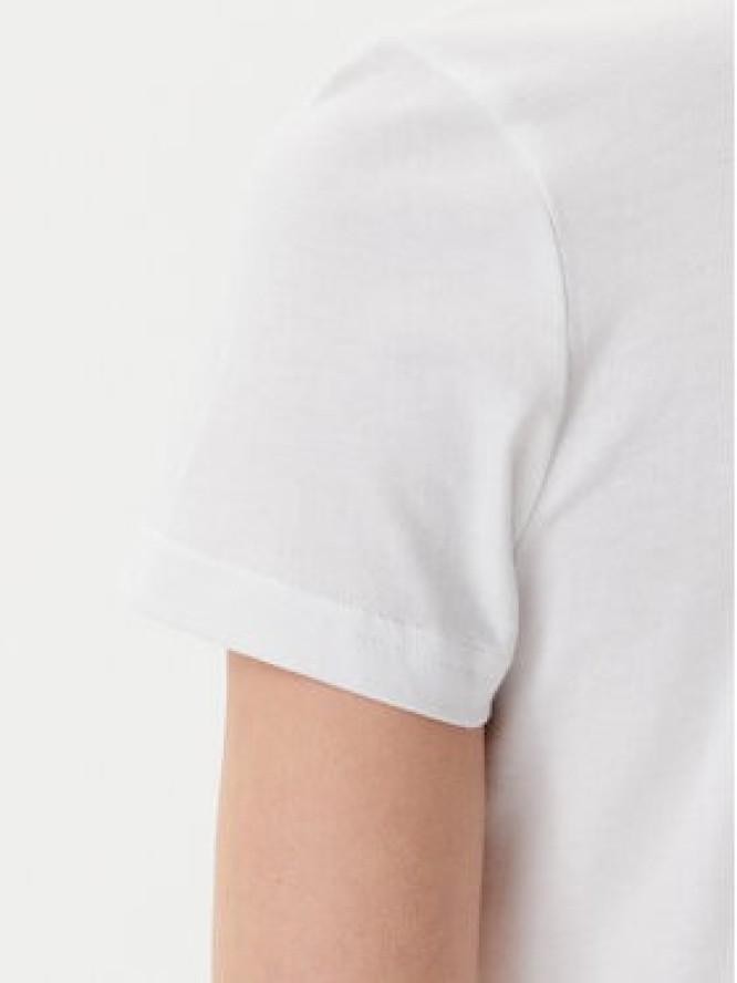 Puma T-Shirt Floral Cat 685081 Biały Regular Fit