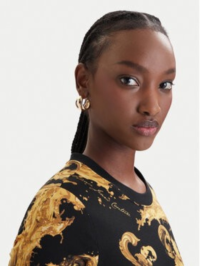 Versace Jeans Couture Sukienka codzienna 80HAO939 JS553 Czarny Slim Fit