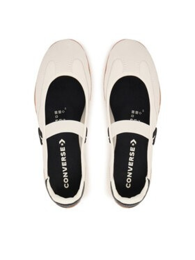 Converse Baleriny Run Star Trainer Ballet Flat A16250C Écru