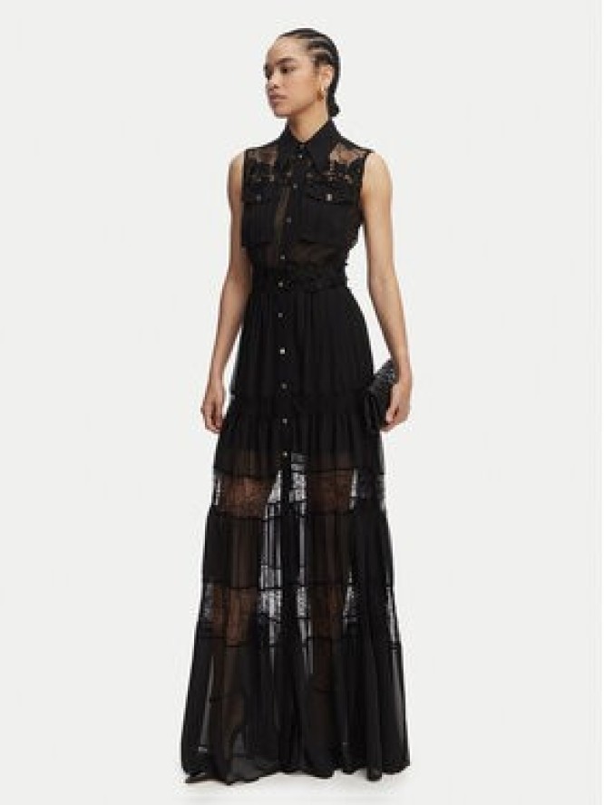Babylon Sukienka wieczorowa EL0702 Czarny Regular Fit