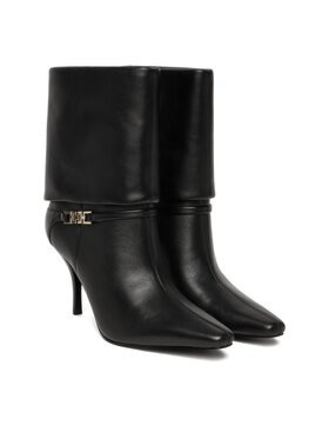 Guess Botki FLFNXX LEA10 Czarny