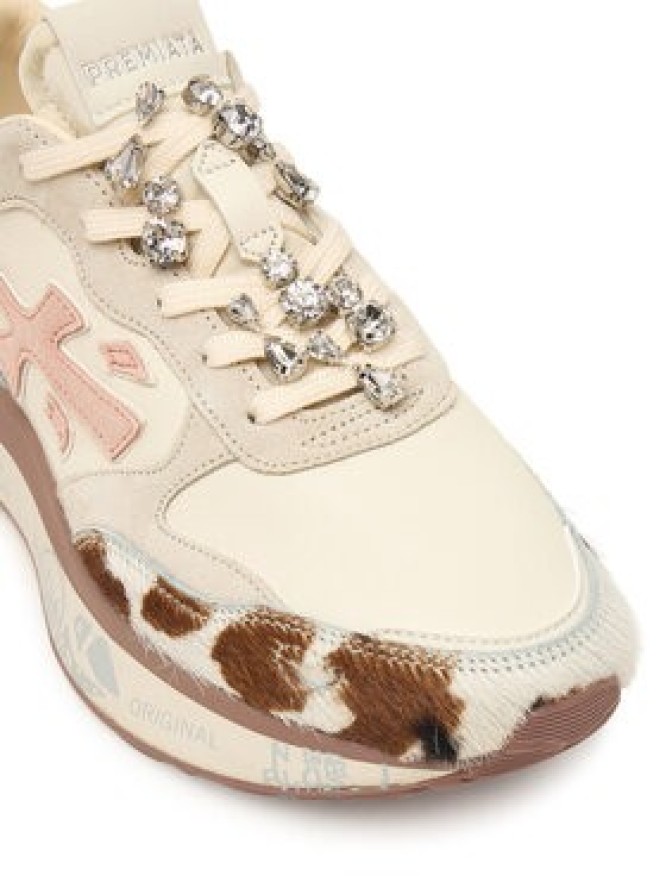 Premiata Sneakersy Lauryn Var 8456K Kremowy