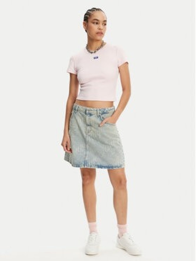 HUGO Spódnica jeansowa Gami 50534755 Niebieski Regular Fit