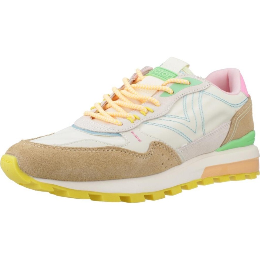 Buty VICTORIA LUNA NYLON SERRAJE MULT Beżowy