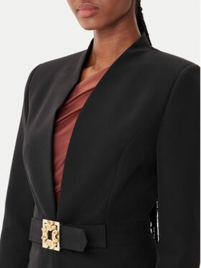 Rinascimento Marynarka CFC0126208003 Czarny Slim Fit