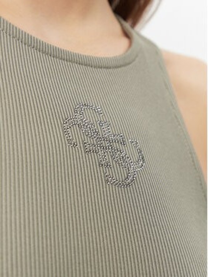 Guess Top W5GP57 KCV52 Zielony Slim Fit