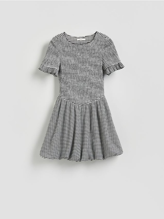 Sukienka bombka - wielobarwny