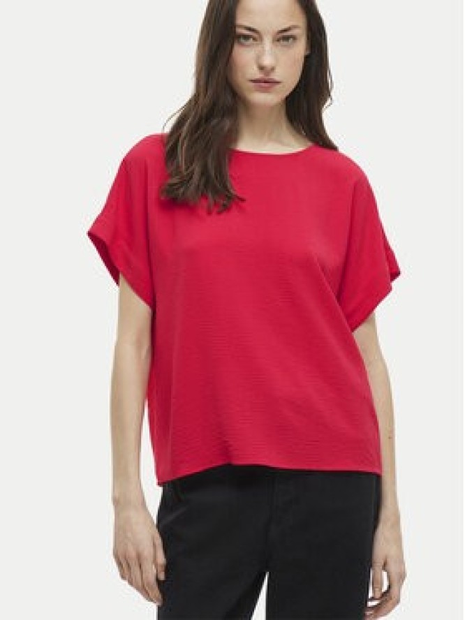 Vila T-Shirt Josa 14101663 Różowy Regular Fit