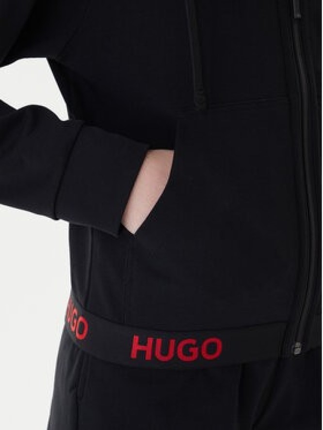 Hugo Bluza Sporty Logo 50520504 Czarny Relaxed Fit