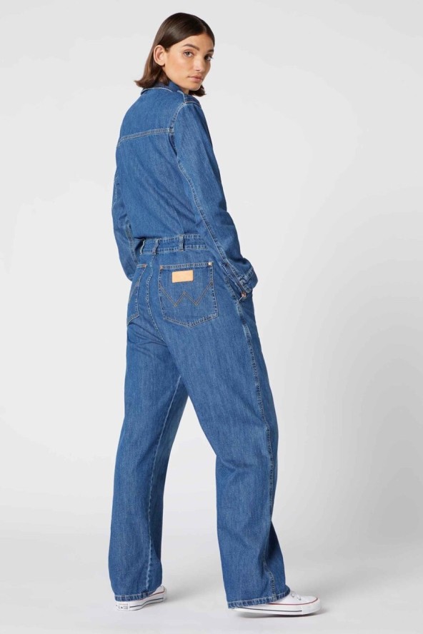 WRANGLER UTILITY JUMPSUIT DAMSKI KOMBINEZON JEANSOWY W9N95E93E 112132450