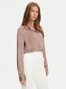 Guess Koszula W5YH1A WHCR2 Beżowy Regular Fit