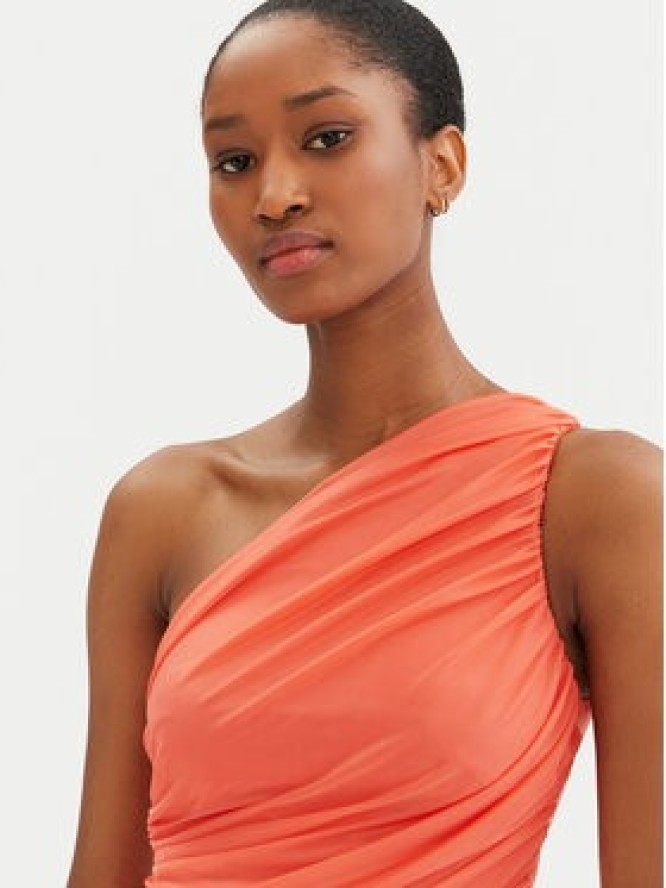 PINKO Top 105048 A2F1 Koralowy Slim Fit