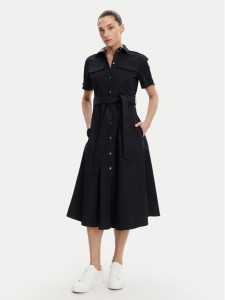 Barbour Sukienka koszulowa LDR0892NY99 Granatowy Regular Fit