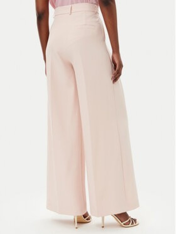 Maryley Spodnie materiałowe 25EB579/43PY Różowy Regular Fit