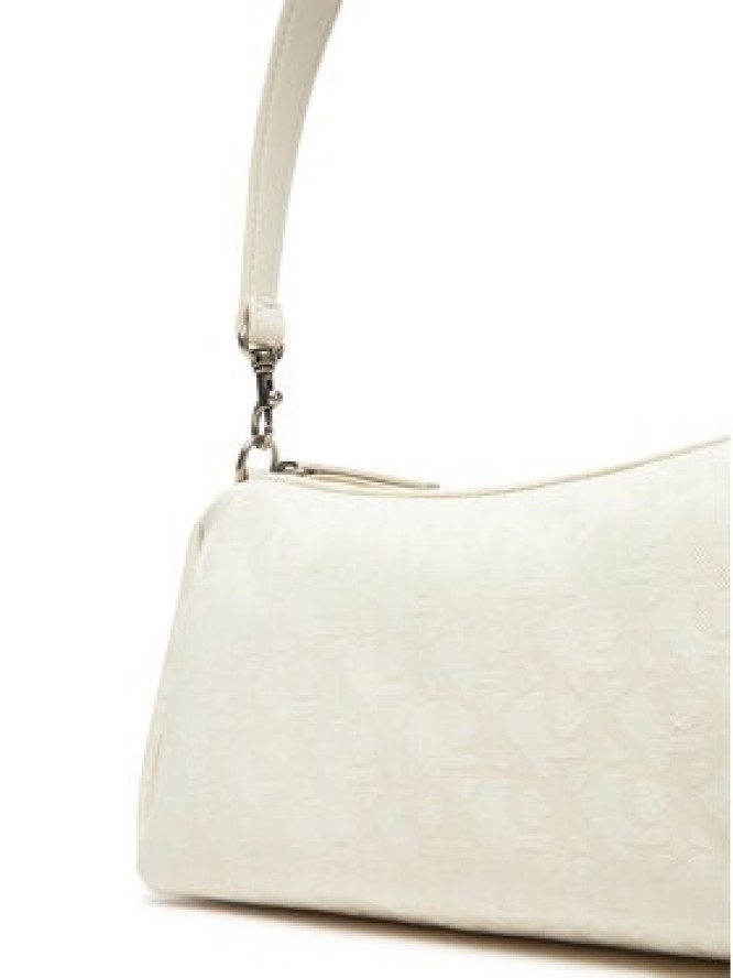 Calvin Klein Jeans Torebka Ckj Monogram Drop Sm Shoulder Ba LV04K3142G Écru