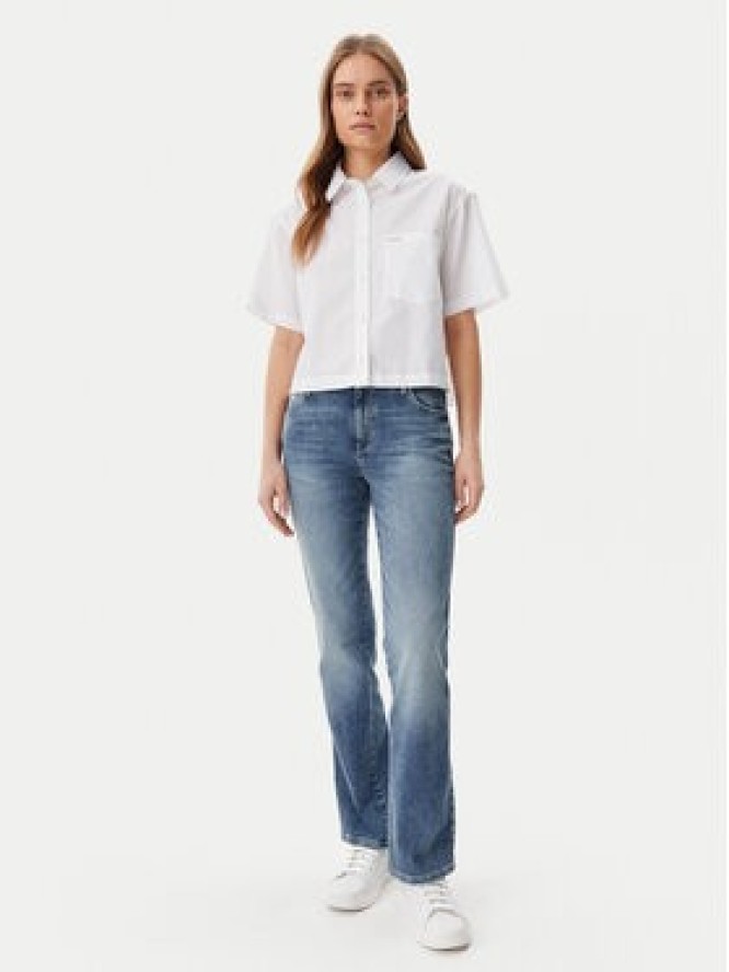 Guess Koszula W5GH98 WH7P1 Biały Regular Fit