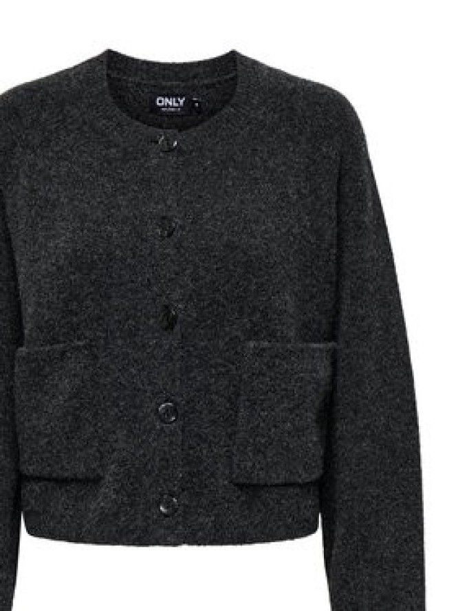 ONLY Kardigan Piemonte 15344118 Szary Regular Fit