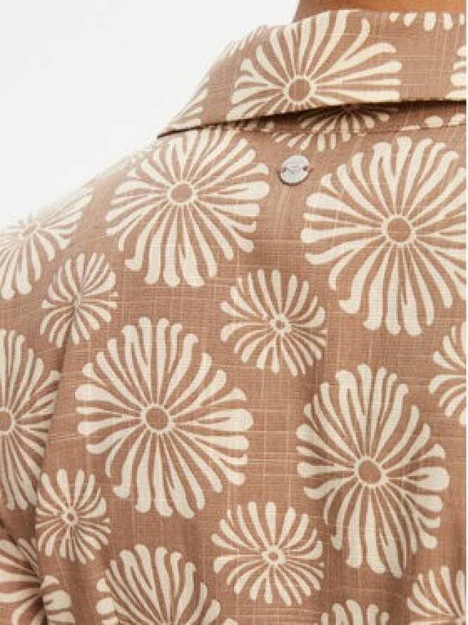 Roxy Sukienka koszulowa Happy Shiny Girls ERJWD03881 Brązowy Regular Fit