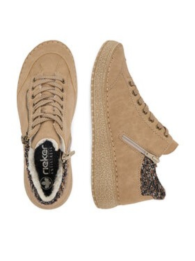 Rieker Sneakersy 50903-20 Beżowy