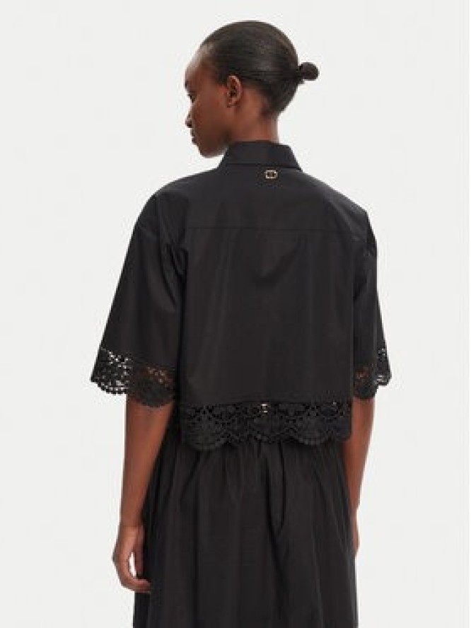 TWINSET Koszula 251TT2093 Czarny Loose Fit