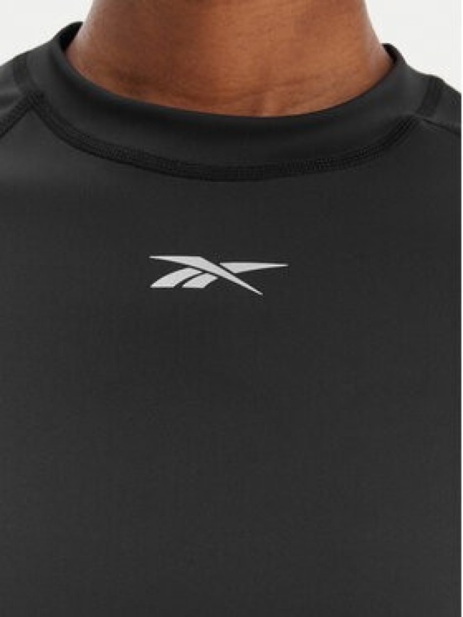 Reebok Koszulka techniczna RK25605CCW Czarny Slim Fit
