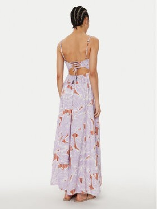 Maaji Sukienka letnia Wisteria Bloom Ela PT2708CLD001 Fioletowy Regular Fit
