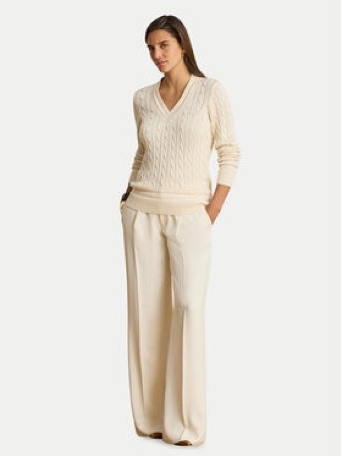 LAUREN RALPH LAUREN Sweter 200888795011 Kremowy Relaxed Fit