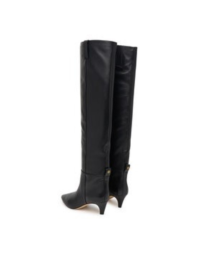 MICHAEL Michael Kors Kozaki Daniela Kitten 40F6DNMB5L Czarny