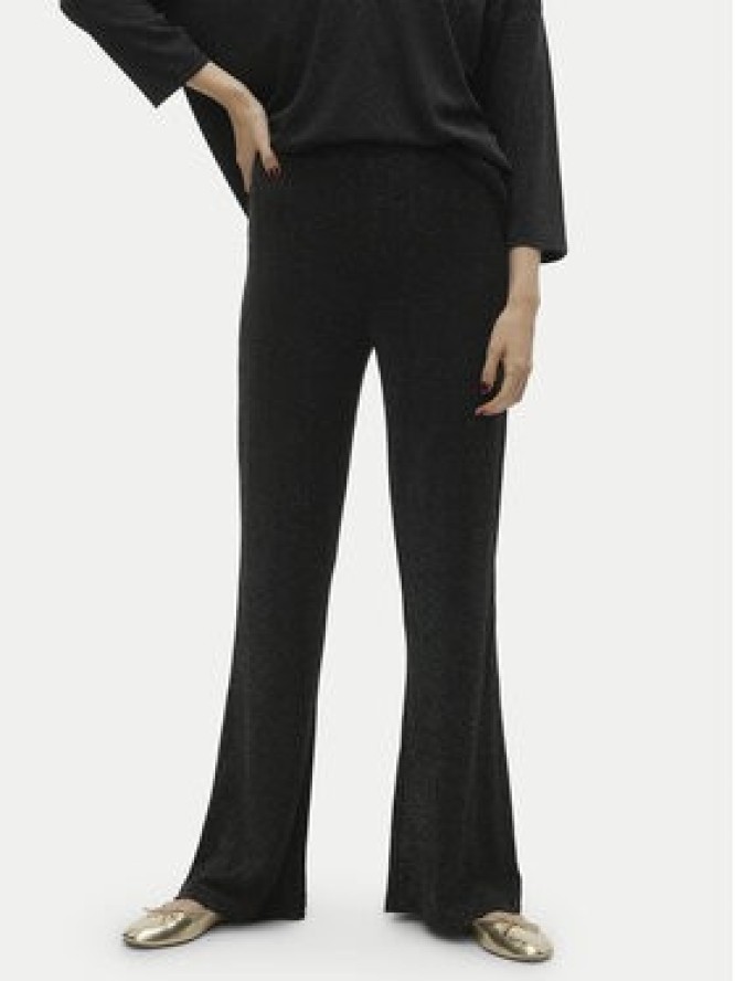 Vero Moda Spodnie dzianinowe Kanva 10296871 Czarny Regular Fit