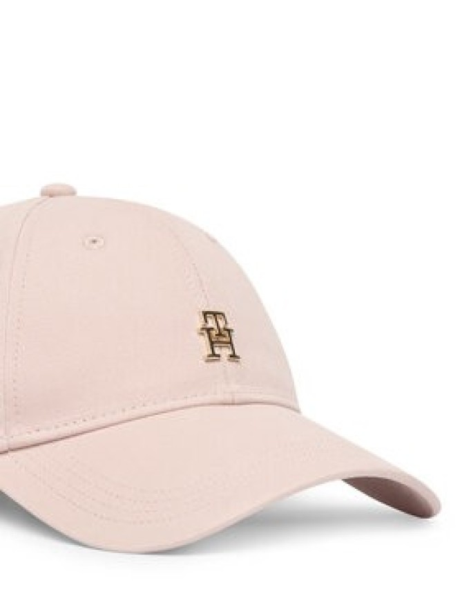 Tommy Hilfiger Czapka z daszkiem Th Elevated Chic Cap AW0AW17631 Różowy