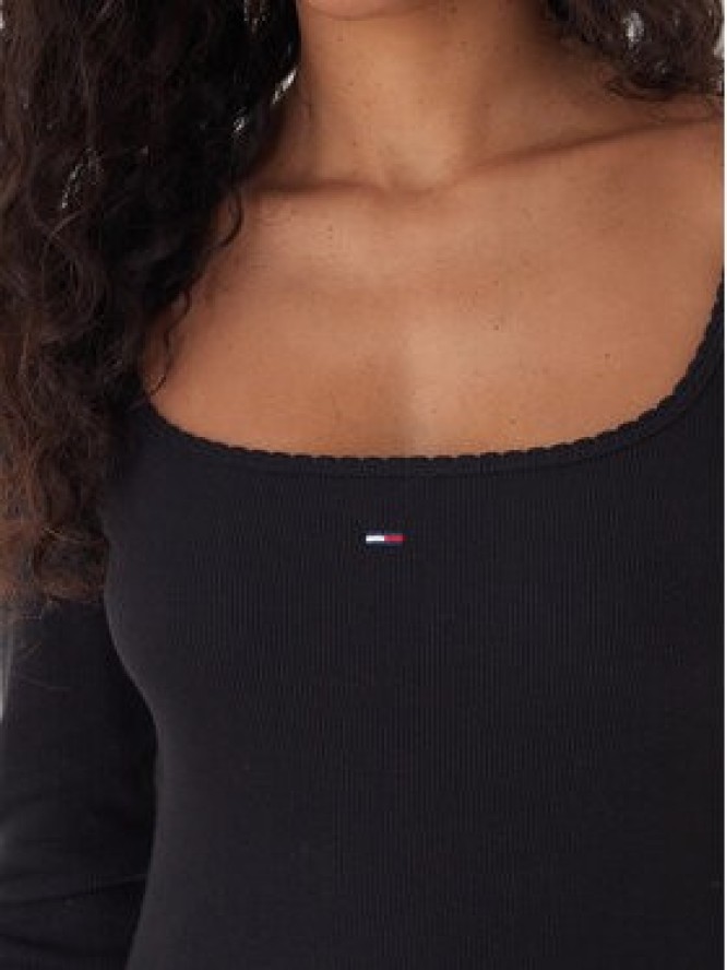 Tommy Jeans Sukienka codzienna DW0DW21915 Czarny Slim Fit