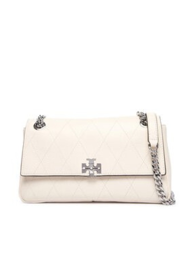 Tory Burch Torebka Charlie Quilted 185829 Kremowy