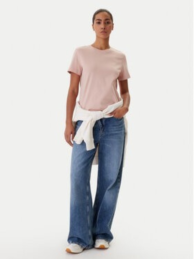 Calvin Klein Jeans T-Shirt Monogram LV047B224G Koralowy Regular Fit