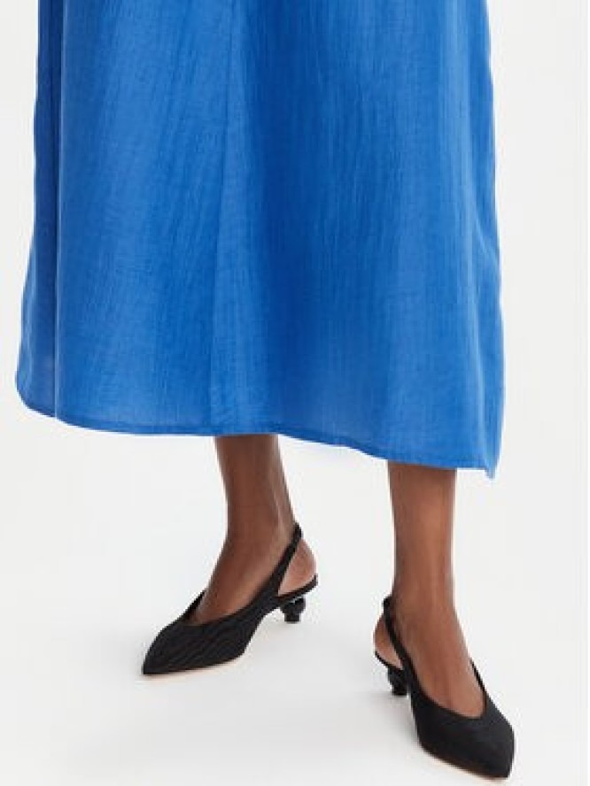 KAOS Spódnica midi RP1MR059 Niebieski Regular Fit