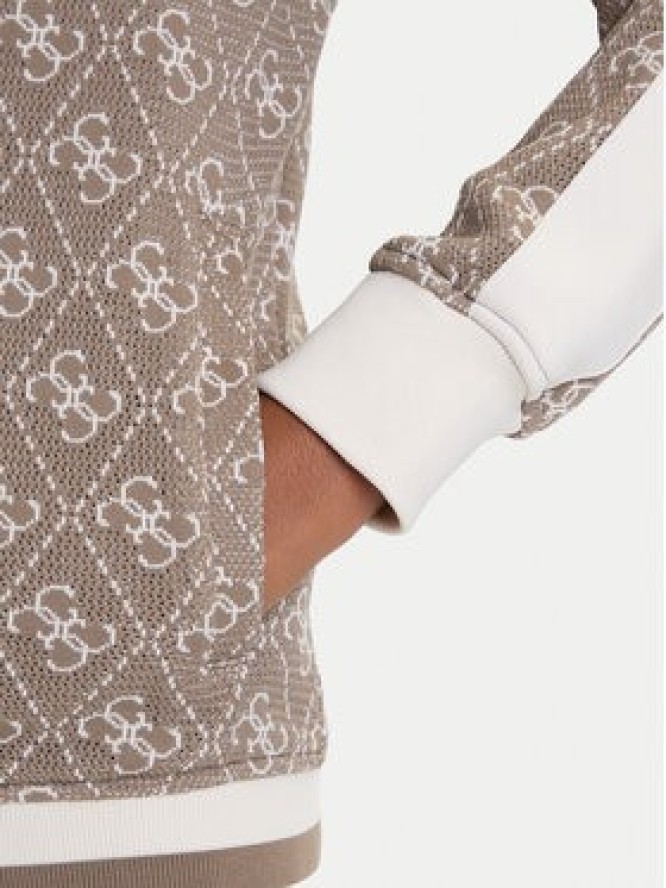 Guess Bluza V5BQ16 K1990 Brązowy Regular Fit