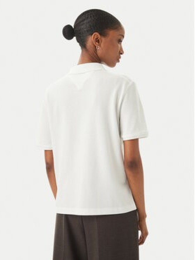 Tommy Hilfiger Polo WW0WW48720 Biały Relaxed Fit