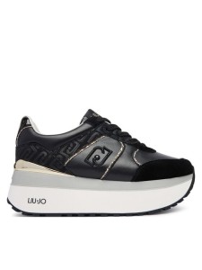 Liu Jo Sneakersy Maxi Wonder Plus 02 BF6009 PX900 Czarny