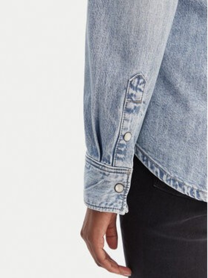 G-Star Raw Koszula jeansowa D27714-D539 Niebieski Slim Fit