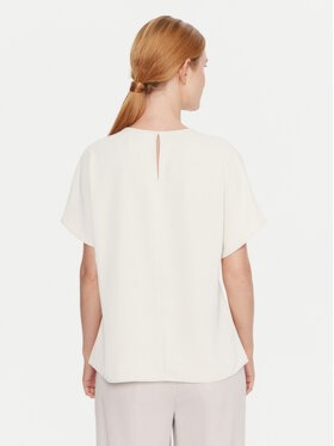 Calvin Klein Bluzka LV044C196G Écru Regular Fit