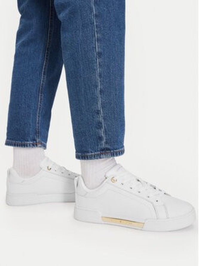 Tommy Hilfiger Sneakersy Chique Court Sneaker FW0FW07634 Biały