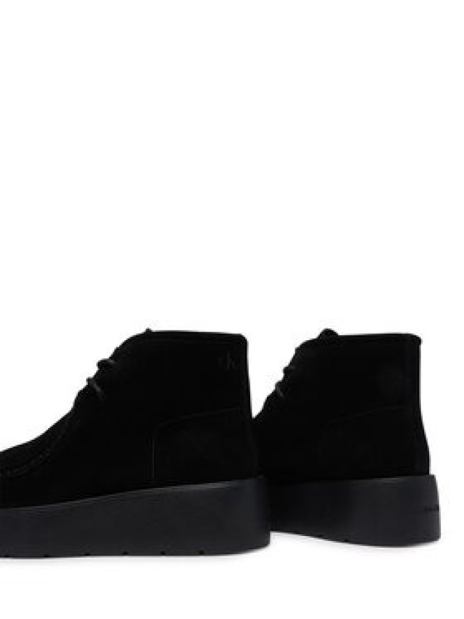 Calvin Klein Trzewiki Flatf Lace Up Apr Cut Boot HW0HW03273 Czarny