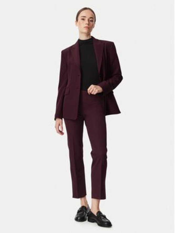 Tommy Hilfiger Spodnie materiałowe WW0WW51745 Bordowy Slim Fit