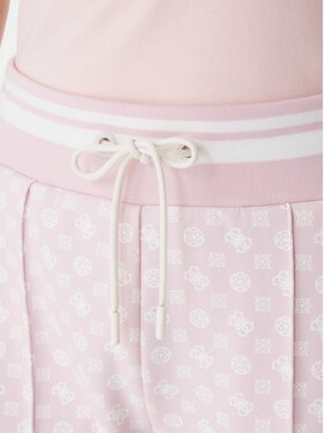 Guess Spodnie dresowe V5YB20 KB212 Różowy Regular Fit